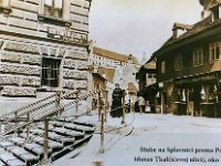 Splavnica oko 1910. godine. Stepenice prema ulici Potok (danas Tkalčićeva)